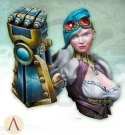 Scale 75: Popiersie w skali 1:12 Steampunkowa wojowniczka Nancy Steelpunch