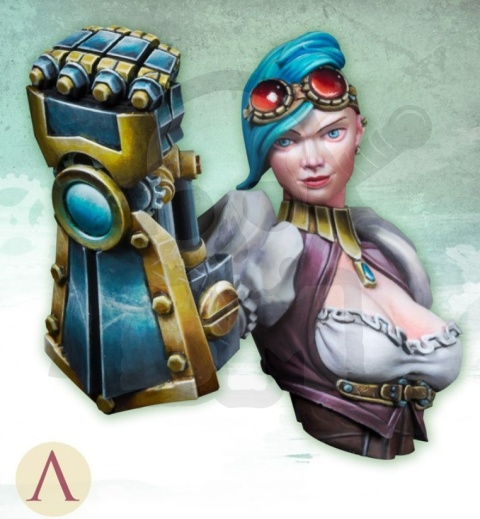 Scale 75: Popiersie w skali 1:12 Steampunkowa wojowniczka Nancy Steelpunch