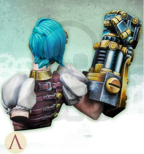 Scale 75: Popiersie w skali 1:12 Steampunkowa wojowniczka Nancy Steelpunch