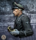 Scale 75: Popiersie oficera w skali 1:10 - Totenkopf, 1942 Bust