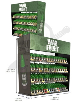Scale75: WARFRONT SHOWCASE (RACK + PAINTS) - stojak z farbkami