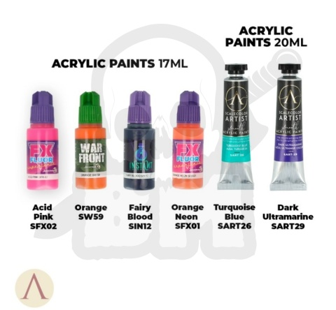 Scale75: Environment Sci Fi - zestaw pigmentów, farb i mediów