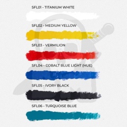 ScaleColor: FLOWW Primary set - 6 farb olejnych