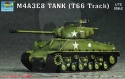 Trumpeter 07225 M4A3E8 Tank (T66 Track) Sherman 1:72