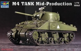 Trumpeter 07223 M4A MID Tank Sherman 1:72
