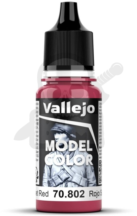 Vallejo 70802 Model Color 18ml Sunset Red 70.802