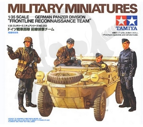 1:35 Tamiya 35253 German Panzer Division Frontline Reconnaissance Team