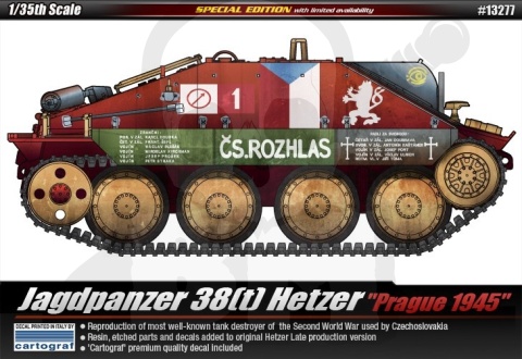 Academy 13277 Jagdpanzer 38(t) Hetzer "Prague 1945" 1:35 - model