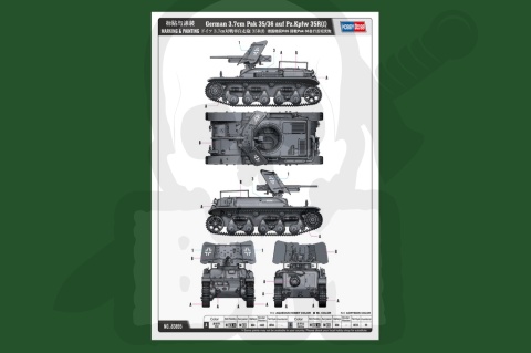 Hobby Boss 83895 German 3.7cm Pak 35/36 auf Pz.Kpfw 35R(f) 1:35 model