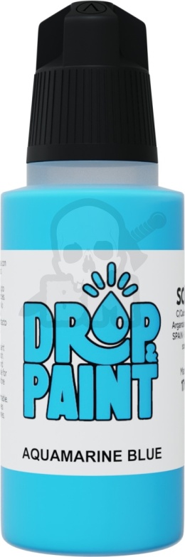 Scale 75: Drop Paint - Farbka do aerografu 17 ml - Aquamarine Blue