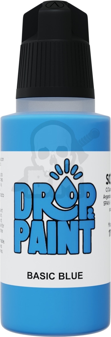Scale 75: Drop Paint - Farbka do aerografu 17 ml - Basic Blue