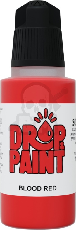 Scale 75: Drop Paint - Farbka do aerografu 17 ml - Blood Red