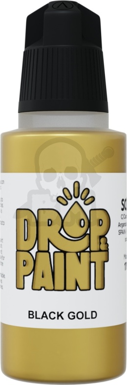 Scale 75: Drop Paint - Farbka do aerografu 17 ml - Black Gold