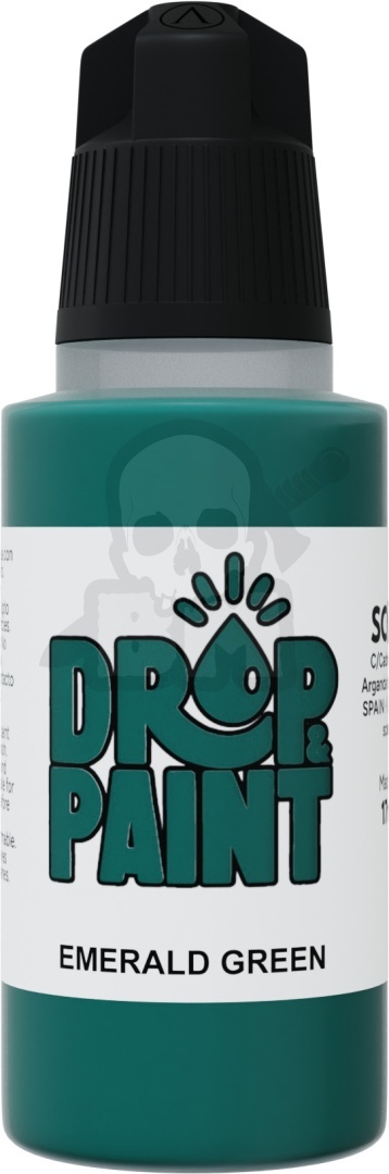 Scale 75: Drop Paint - Farbka do aerografu 17 ml - Emerald Green