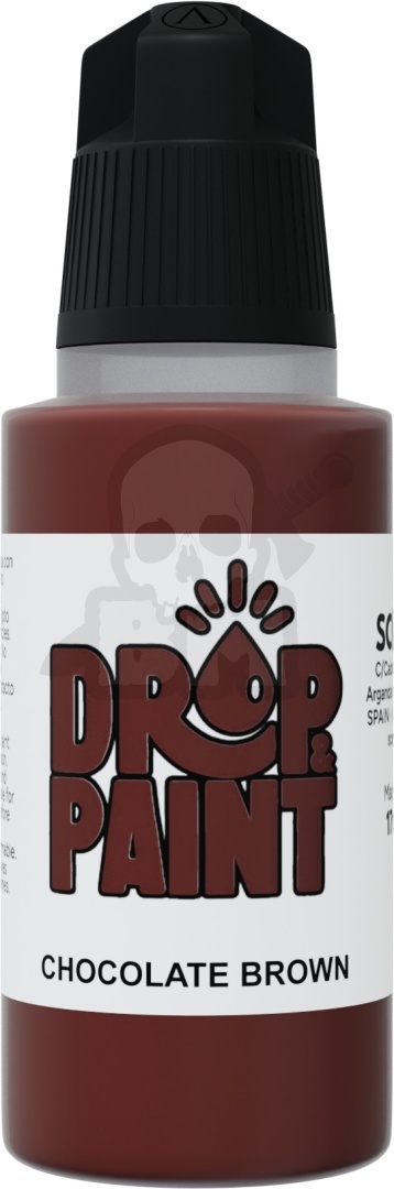 Scale 75: Drop Paint - Farbka do aerografu 17 ml - Chocolate Brown