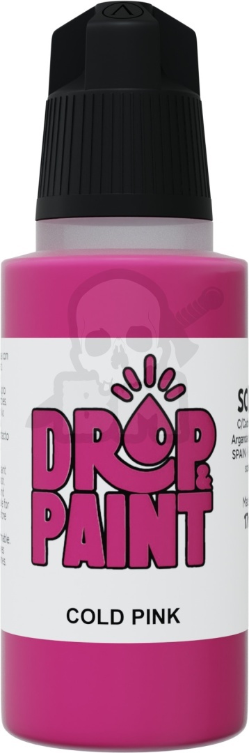 Scale 75: Drop Paint - Farbka do aerografu 17 ml - Cold Pink