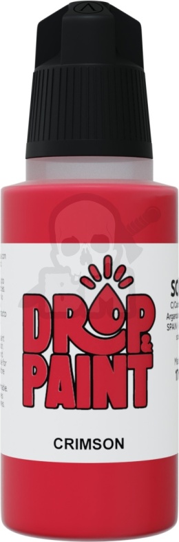 Scale 75: Drop Paint - Farbka do aerografu 17 ml - Crimson