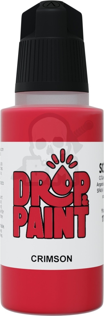 Scale 75: Drop Paint - Farbka do aerografu 17 ml - Crimson
