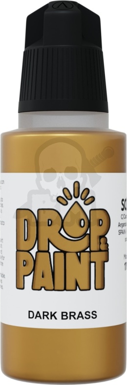 Scale 75: Drop Paint - Farbka do aerografu 17 ml - Dark Brass