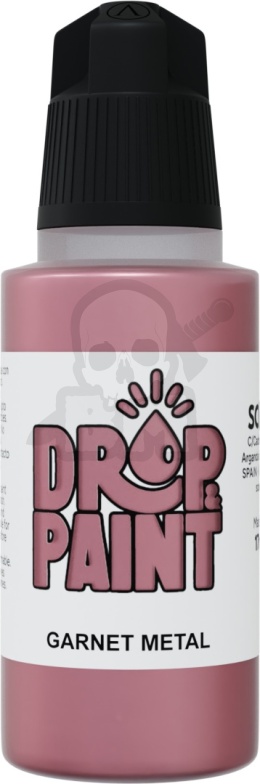 Scale 75: Drop Paint - Farbka do aerografu 17 ml - Garnet Metal