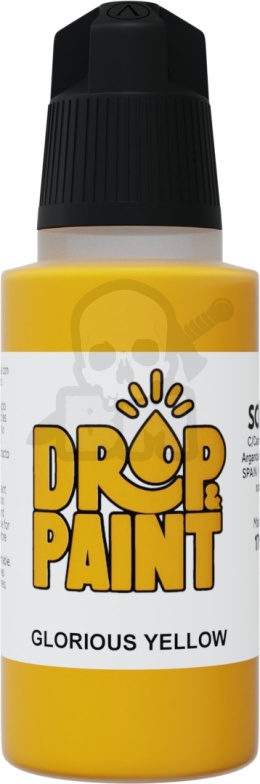 Scale 75: Drop Paint - Farbka do aerografu 17 ml - Glorious Yellow