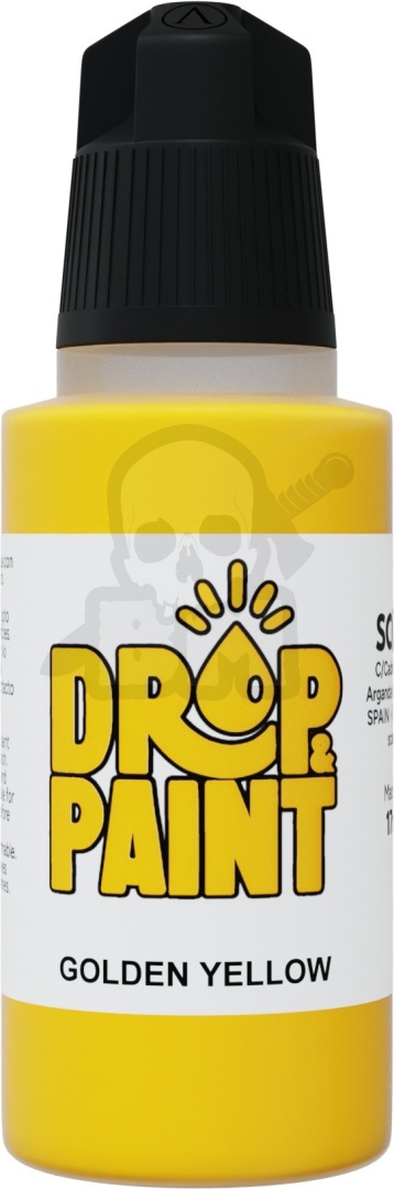 Scale 75: Drop Paint - Farbka do aerografu 17 ml - Golden Yellow