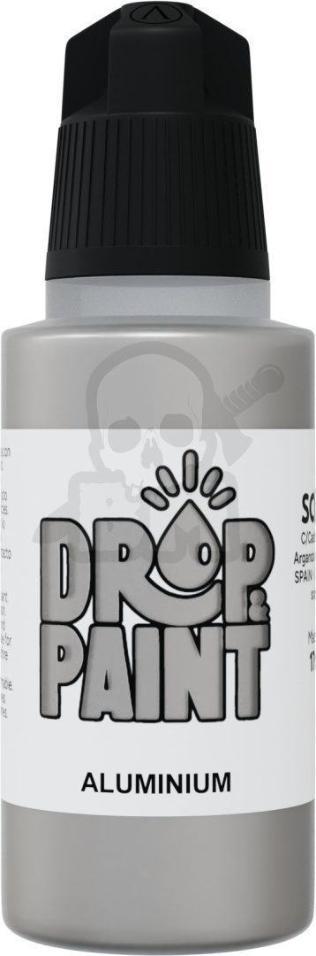 Scale 75: Drop Paint - Farbka do aerografu 17 ml - Aluminium