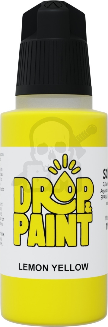 Scale 75: Drop Paint - Farbka do aerografu 17 ml - Lemon Yellow