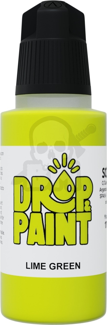 Scale 75: Drop Paint - Farbka do aerografu 17 ml - Lime Green