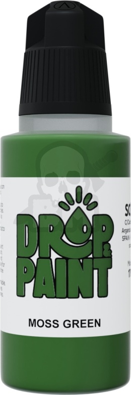 Scale 75: Drop Paint - Farbka do aerografu 17 ml - Moss Green