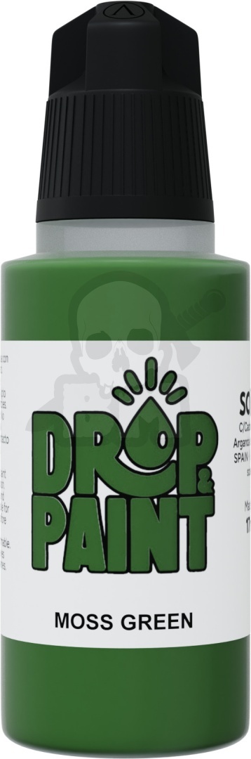 Scale 75: Drop Paint - Farbka do aerografu 17 ml - Moss Green