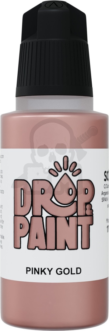 Scale 75: Drop Paint - Farbka do aerografu 17 ml - Pinky Gold