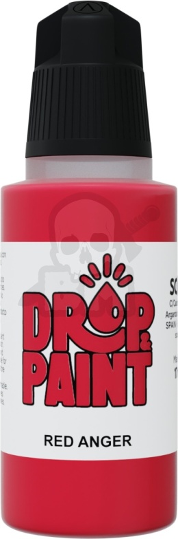 Scale 75: Drop Paint - Farbka do aerografu 17 ml - Red Anger