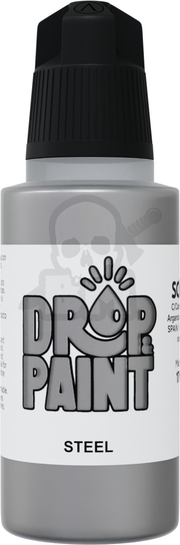 Scale 75: Drop Paint - Farbka do aerografu 17 ml - Steel