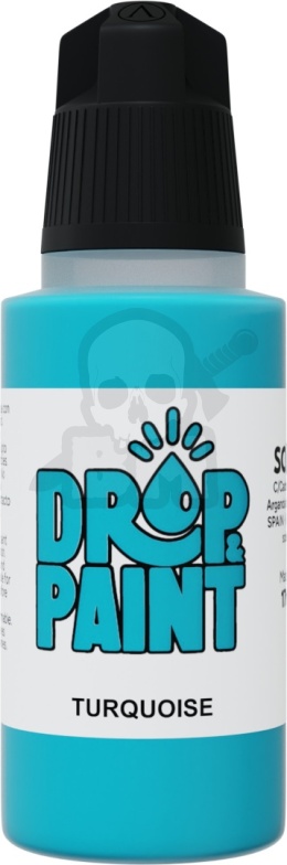 Scale 75: Drop Paint - Farbka do aerografu 17 ml - Turquoise