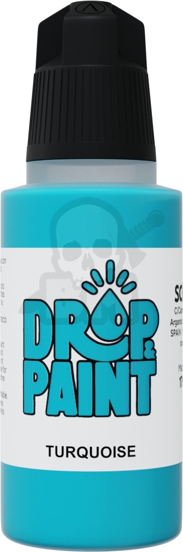 Scale 75: Drop Paint - Farbka do aerografu 17 ml - Turquoise