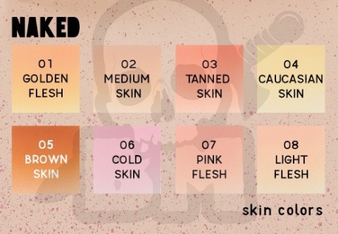 Scale 75: Drop Paint - Naked - 8 farbek akrylowych 17 ml do aerografu