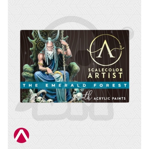 Scale75: Scalecolor - Paint Set - Artist Range - The Emerald Forest 6 farb