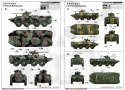 Trumpeter 01595 Transporter opancerzony BTR-80A APC 1:35