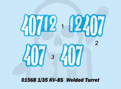 Trumpeter 01568 Ciężki czołg KV-8S Welded turret 1:35