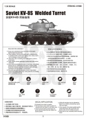Trumpeter 01568 Ciężki czołg KV-8S Welded turret 1:35