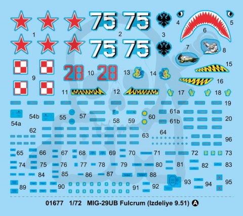 Trumpeter 01677 Mig-29UB Fulcrum (Izdeliye 9.51) polskie malowanie 1:72