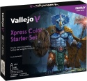 Vallejo 72201 Xpress Color - Starter Set 12 farb figurka pędzelek poradnik