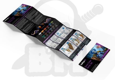 Vallejo 72201 Xpress Color - Starter Set 12 farb figurka pędzelek poradnik