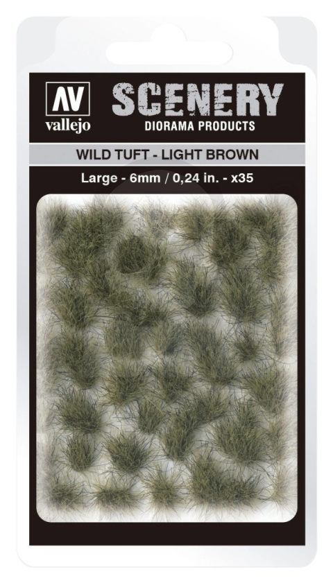 Vallejo SC418 Wild Tuft - Light Brown 6mm