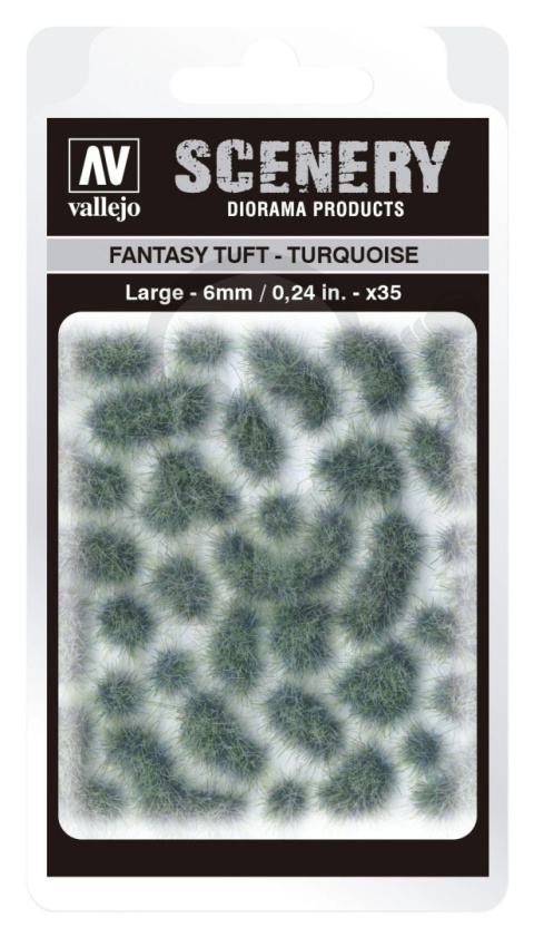 Vallejo SC432 Fantasy Tuft - Turquoise 6mm