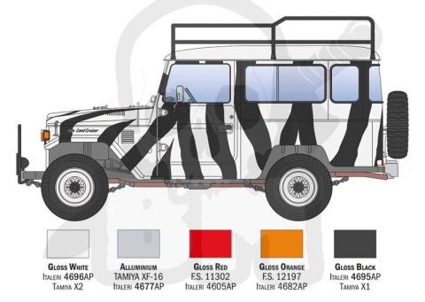 1:24 Model samochodu Toyota Landcruiser Safari