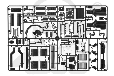 1:24 Model ciężarówki Iveco Turbostar Reefer Truck