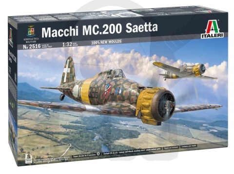 1:32 Macchi MC.200 Saetta - model włoskiego myśliwca