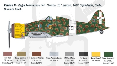 1:32 Macchi MC.200 Saetta - model włoskiego myśliwca
